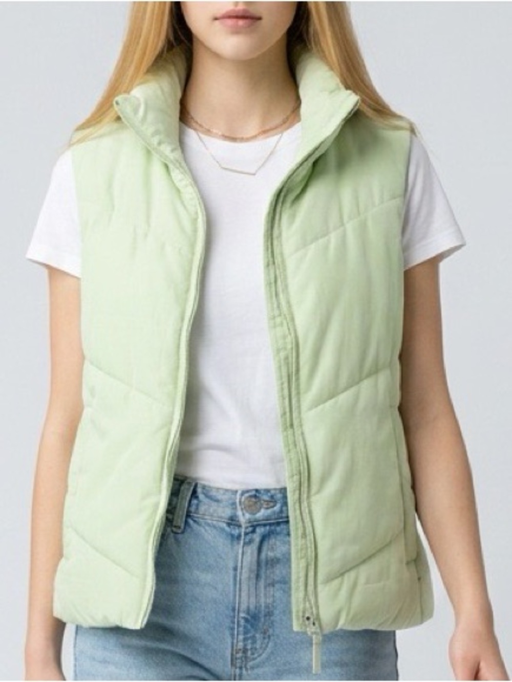 ESPRIT Puffer Vest Mint Green